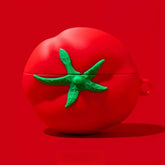 Red Tomato-Themed Silicone AirPods Case 3″ - Cute and Funny